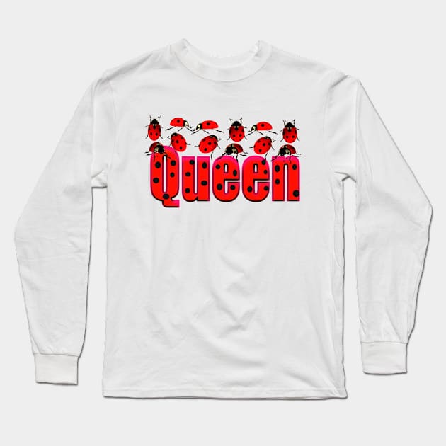 ladybugs queen Long Sleeve T-Shirt by Serotonin